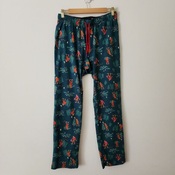 Other - Duluth Men's Lumber Jams Cotton Sleep Pajama Pants Green Red Christmas Size M/32